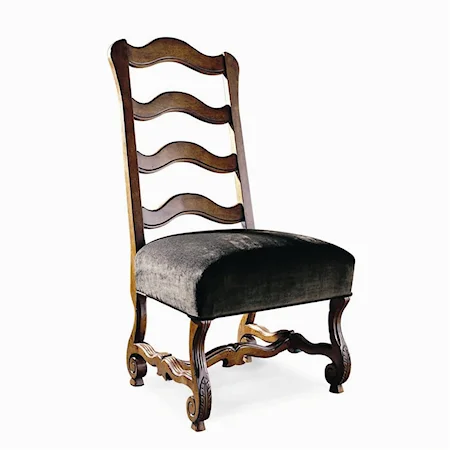 Chair with Ladder Back Design